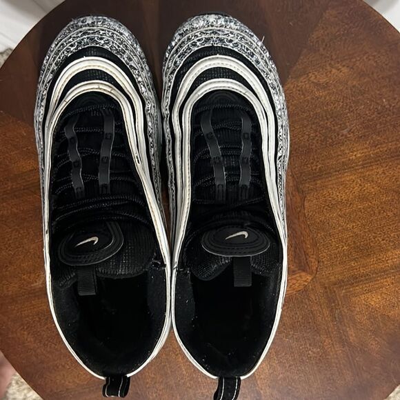 🔥 Nike Air Max 97 'Cocoa Snake' Running Shoes Women's Size 8 Black White - GUC - Picture 7 of 15